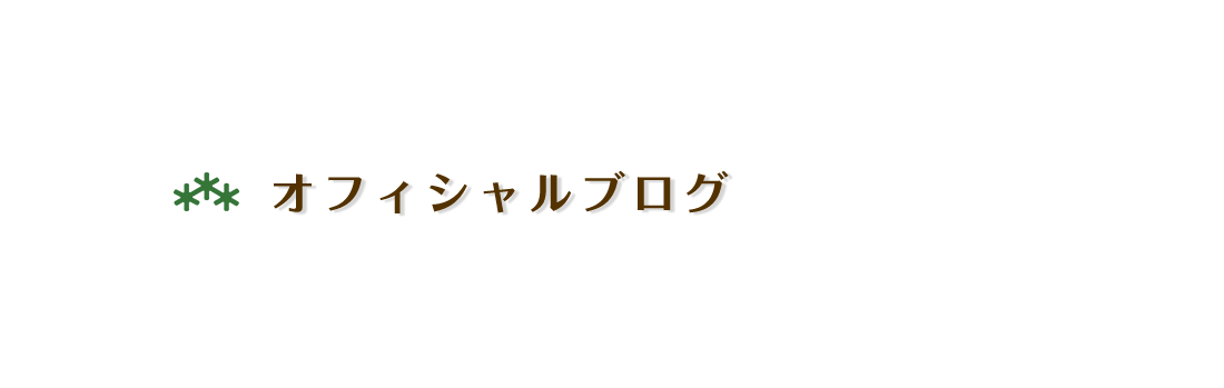 オフィシャルブログ